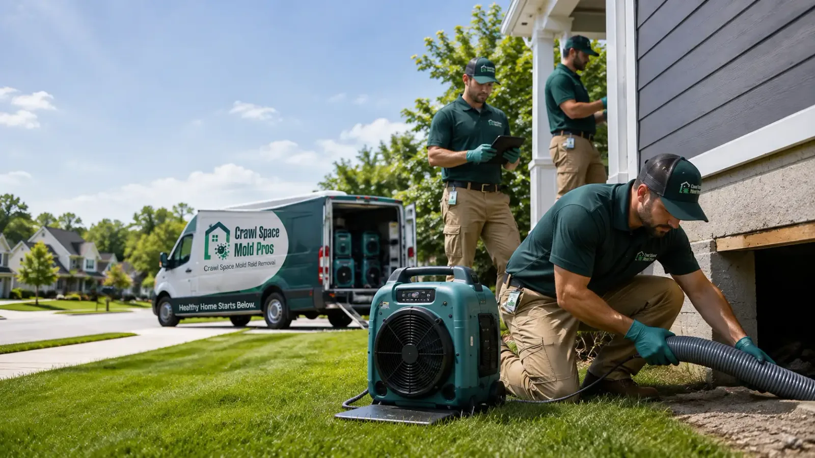 Crawl Space Mold Removal in Shelton, WA